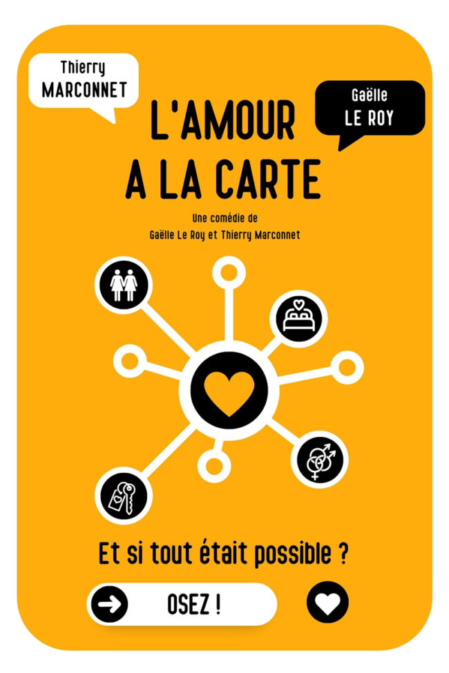 Affiche amour à la carte
