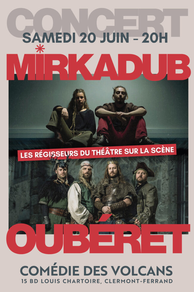 Affiche Mirkadub & Oubéret