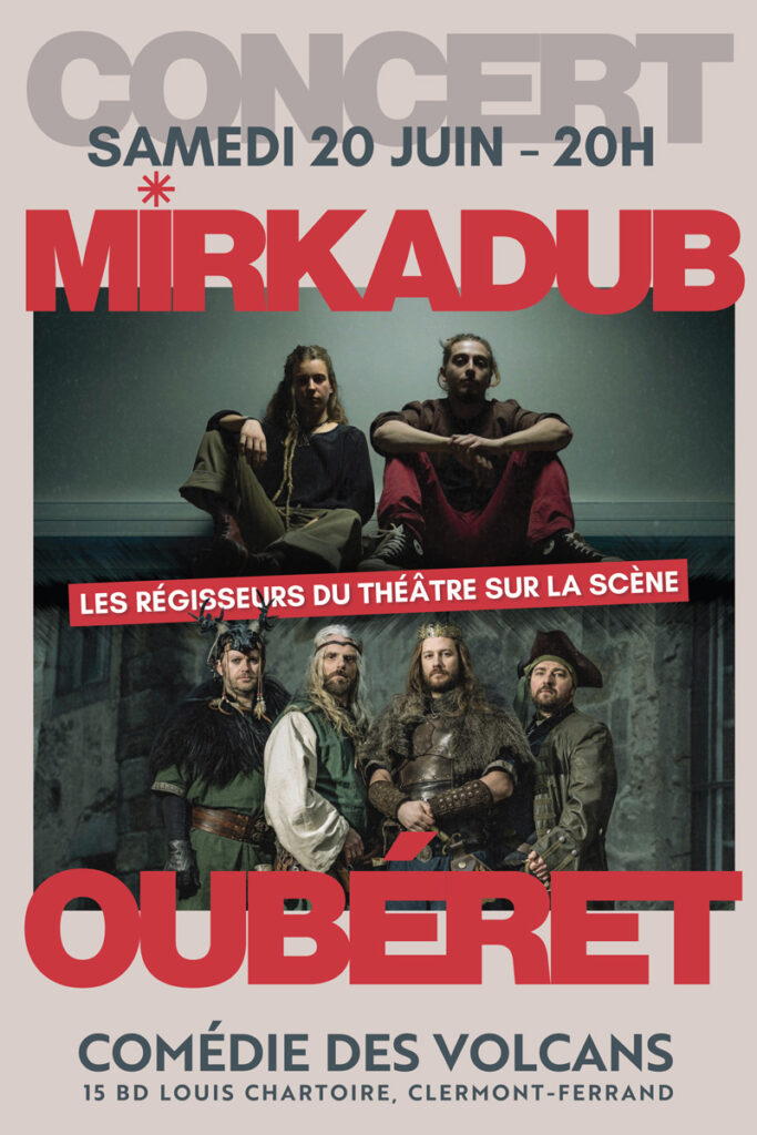 Affiche Mirkadub & Oubéret