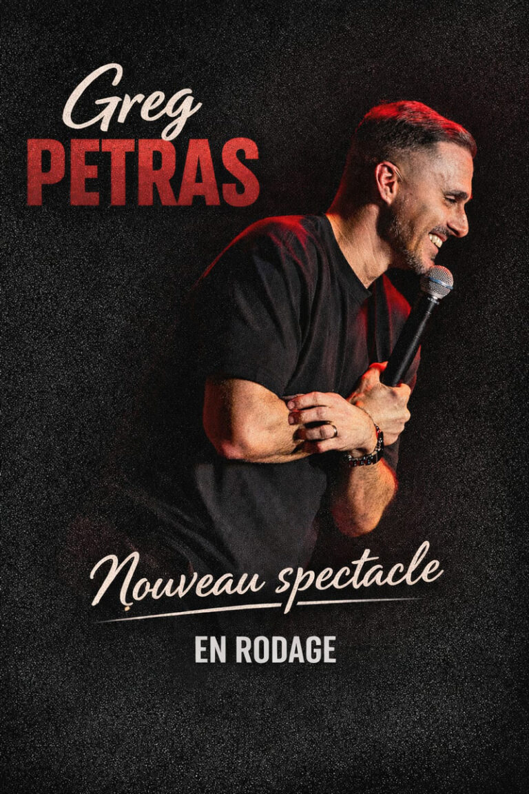 Greg Petras dans son nouveau spectacle en rodage à la Comédie des Volcans à Clermont-Ferrand !