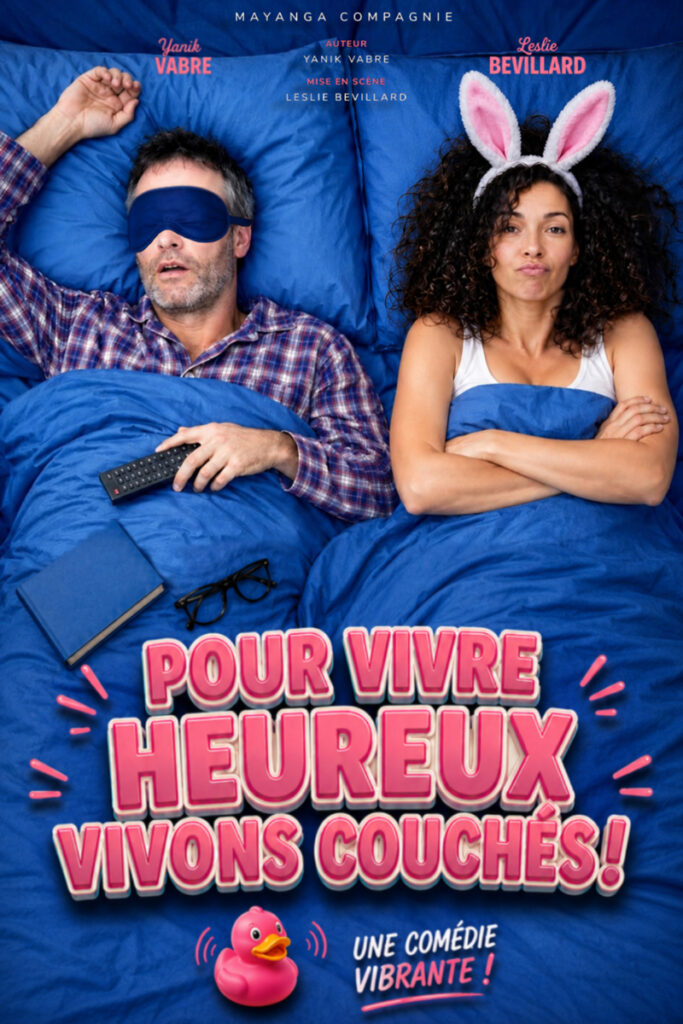 Affiche Pour vivre heureux, vivons couchés !